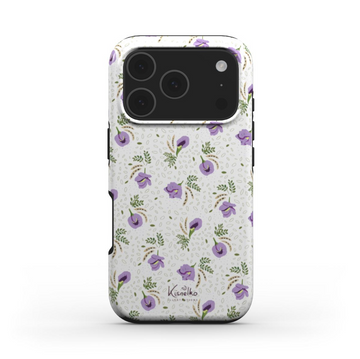 Coque fleurie Clitoria Rose
