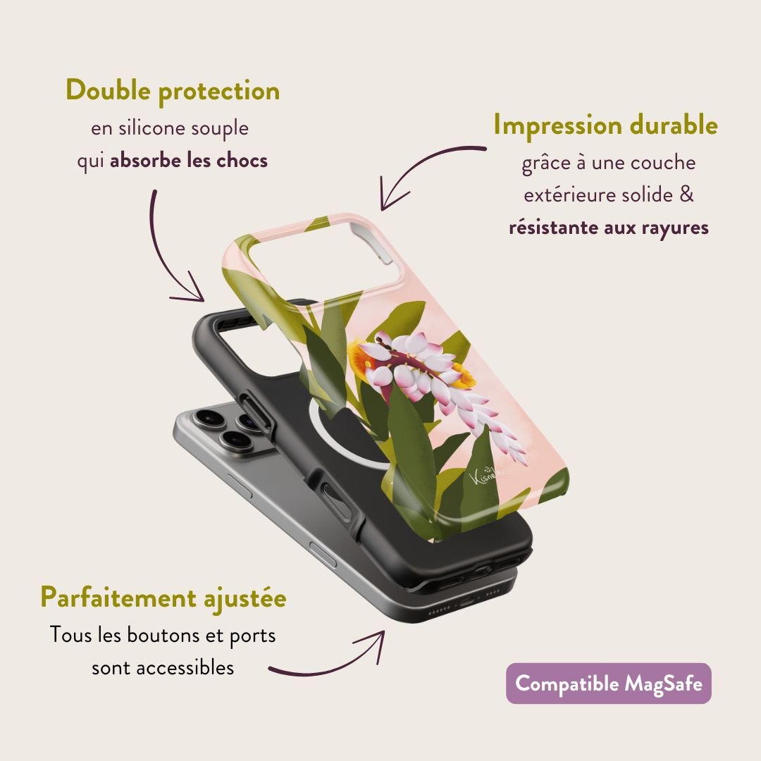 Coque Fleur d'Atoumo - Kisnelko