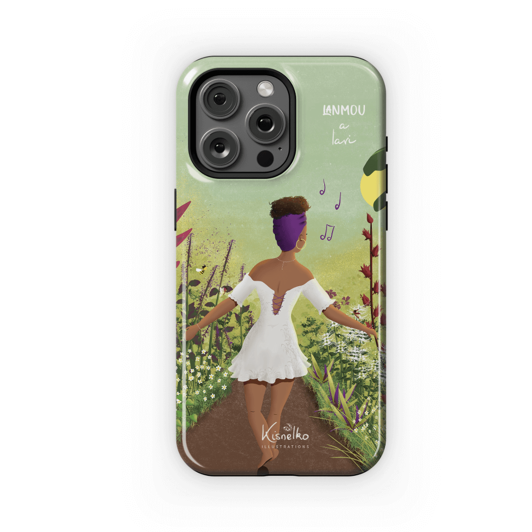 Coque de téléphone Jardin créole - Kisnelko