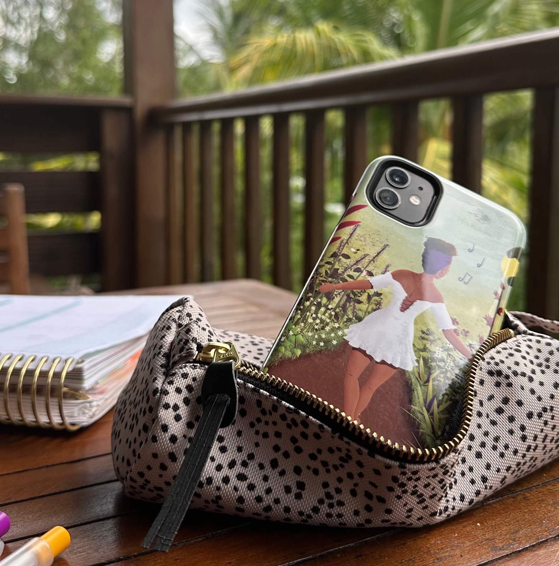 Coque de téléphone Jardin créole - Kisnelko