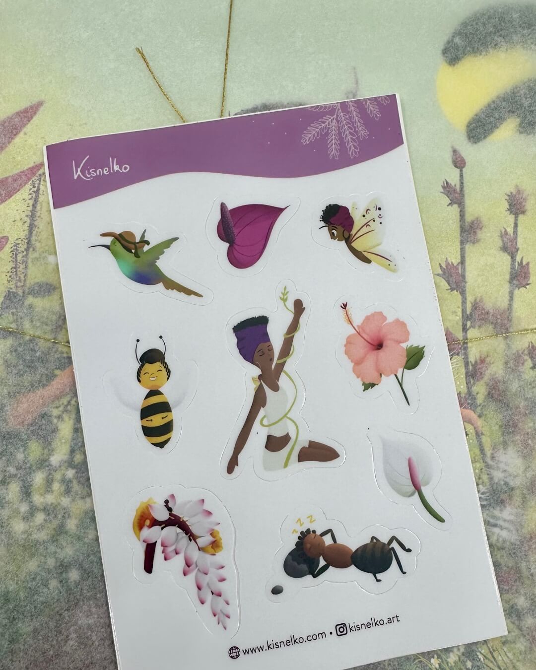 Planche de stickers waterproof - Kisnelko