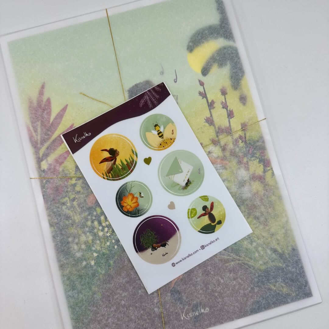 Planche de stickers waterproof - Kisnelko