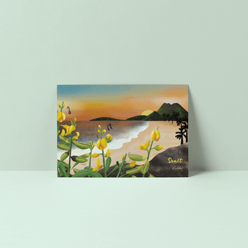 Carte postale Sonèt - Plage et montagne - Kisnelko